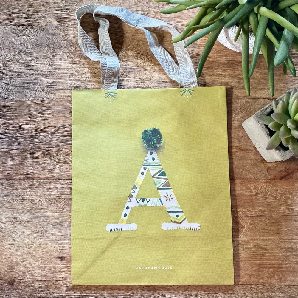 ANTHROPOLOGIE Holiday Small Shopping Bag